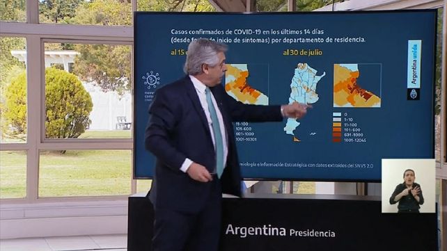 Fernández: Paraná empieza a ser afectada por la irradiación de Buenos Aires