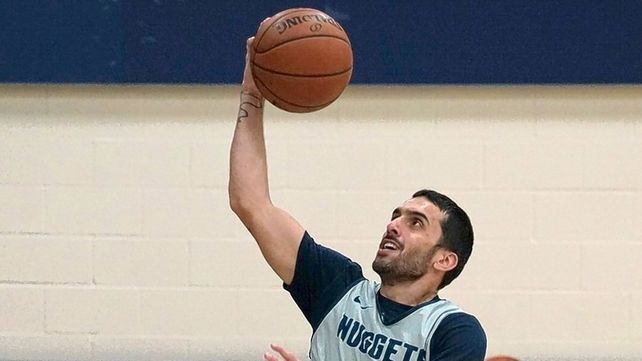 Facundo Campazzo tendrá su tercer amistoso con Denver Nuggets en la NBA.&nbsp;