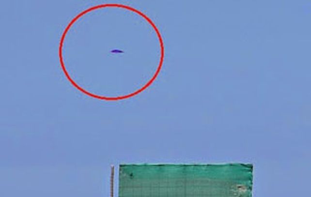 El avistaje del objeto volador no identificado se produjo durante la filmación de un documental.