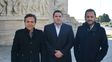 Tridente. Los concejales Diego Giuliano, Alejandro Roselló y Martín Rosúa, impulsores de la Oficina Anticorrupción.