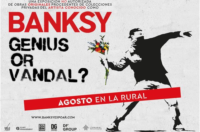 La Rural porteña se prepara para la muestra del grafitero más famoso: Banksy