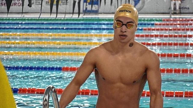 El nadador del Club Atlético Unión