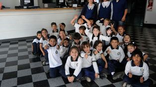Los alumnos del Jardín Ceferino Namuncurá visitaron Diario UNO