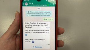 Lanzaron un chatbot en WhatsApp para responder dudas sobre las Paso de agosto