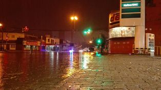 ¿Cuánta agua cayó en la ciudad?