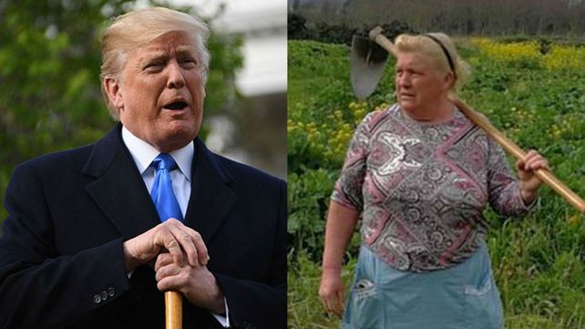La gallega que se parece a Donald Trump es la foto viral del año