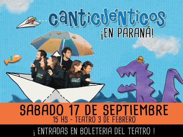 Canticuénticos se presenta este sábado en Paraná