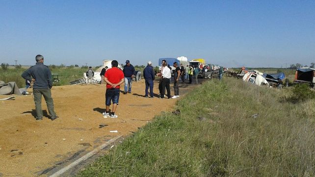 Un choque entre dos camiones dejó como saldo un muerto en el norte de la provincia