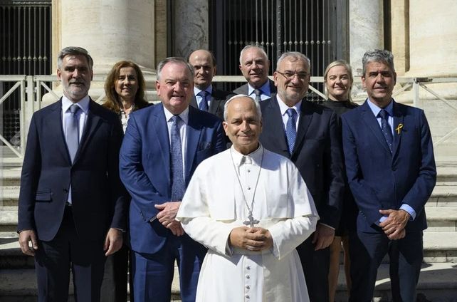 El Papa León XIV recibió a senadores de la provincia de Santa Fe.