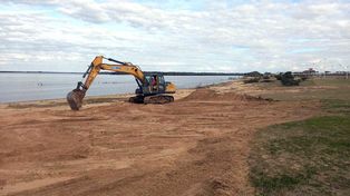 Ya se están preparando las playas de la isla del Puerto de Concepción del Uruguay.