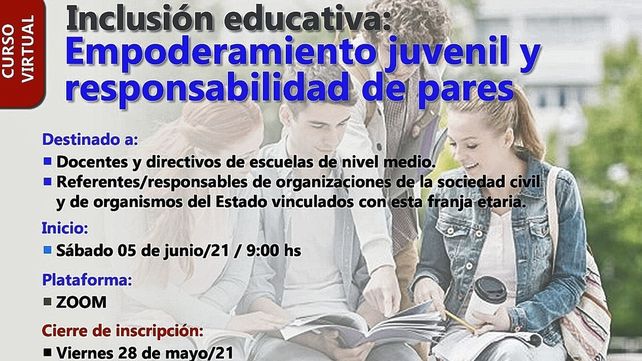 Por más Inclusión educativa: Empoderamiento Juvenil y responsabilidad de pares
