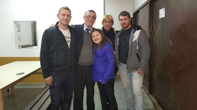 Tognoli y su familia