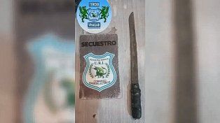 El hombre atacó con un machete al policía y ahora se le dictó la prisión preventiva