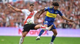 River y Boca empataron 1 a 1 en el Monumental.