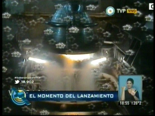 El primer satélite geoestacionario argentino está en el espacio y ya se desprendió de la cápsula