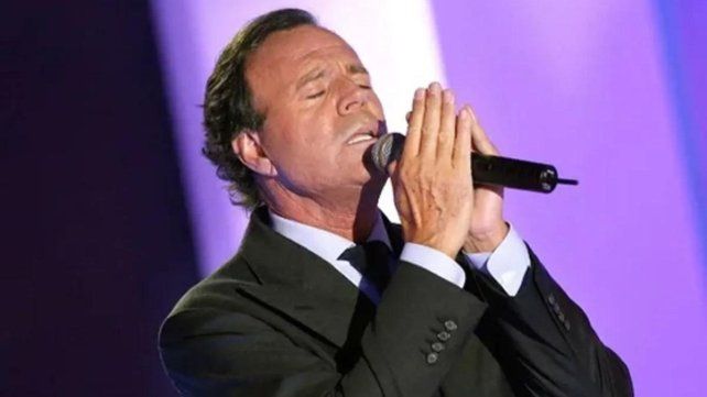 El cantante Julio Iglesias