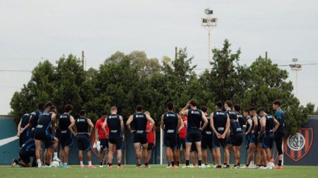 El plantel de San Lorenzo se plantó