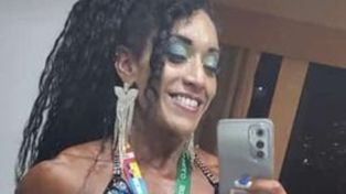 Última selfie en la que Johana se retrató feliz en el escenario.