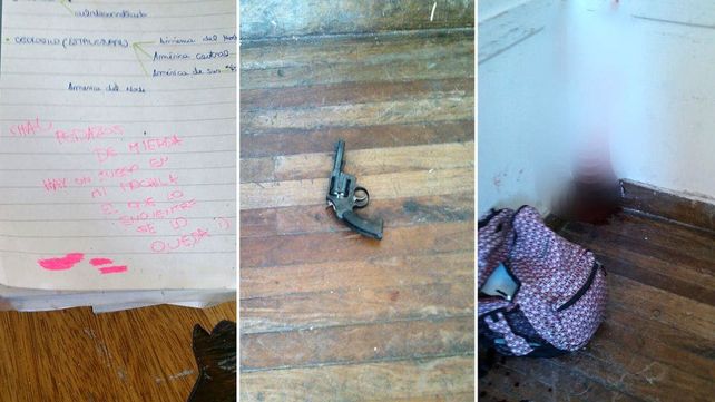 Lamentable. La nota que dejó