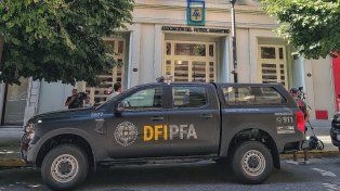 Los allanamientos en la sede de AFA en la ciudad de Buenos Aires.