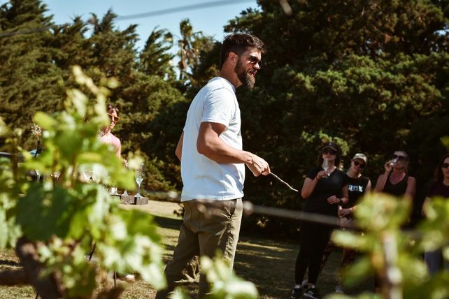 Matías Fisolo, uno de los impulsores del emprendimiento vitivinícola, Bodega Fisolo.