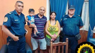 Policías de Concordia salvan la vida de un bebé de un año