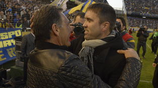 Miguel Russo se midió por última vez como DT ante Central en 2015 enfrentando al Chacho Coudet.
