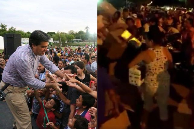 La fiesta organizada por la Municipalidad de Resistencia terminó con robos de juguetes.