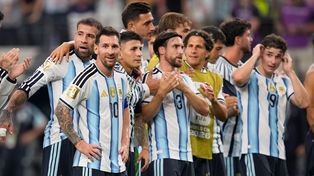 Messi, siempre al frente del grupo. La Pulga es el líder natural de esta selección argentina que busca un nuevo título.