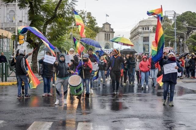 Marcha para reclamar justicia por el transfemicidio de La Loba