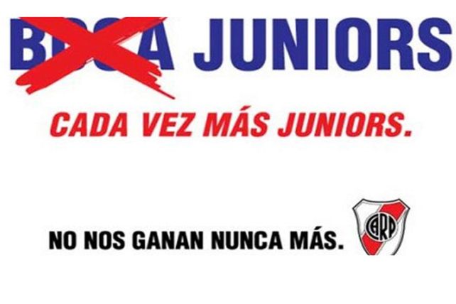 Los afiches del triunfo de River ante Boca en la semifinal de la Copa Sudamericana