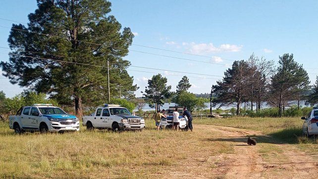 Este domingo se buscó al cabo de la Policía con buzos tácticos a partir de la geolocalización del celular