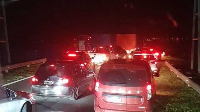 El choque se produjo en vísperas del fin de semana extralargo.