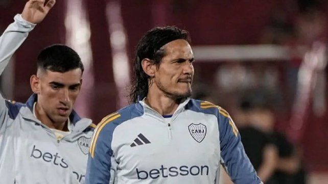 Edinson Cavani será titular en Boca para visitar a Huracán.