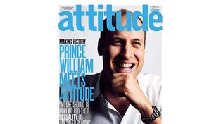 El príncipe Guillermo, tapa de una revista gay