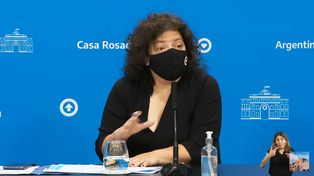 Vizzotti contempló que el pico podría ceder pronto, aunque no se puede decir nada definitivo