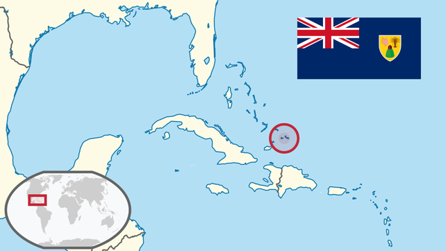 Las Islas Turcas y Caicos se encuentran en el Caribe, al norte de República Dominica y Haití.