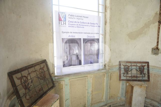 Restauración de Vitrales. Fotografía José Busiemi