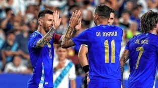 La Selección Argentina goleó a Guatemala y llega entonada al inicio de la Copa América.