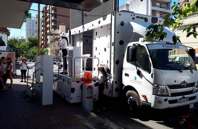 El evento que se llevó a cabo para prevención y detección de cáncer de piel.&nbsp;