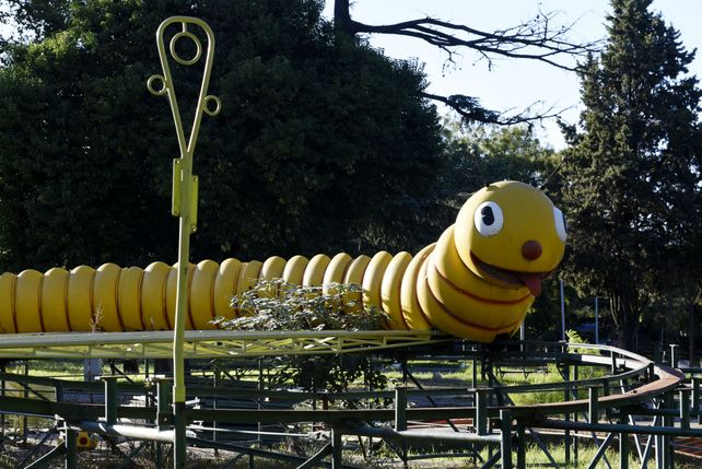 Gusano loco. Dar vueltas a bordo del más tradicional entretenimiento fue quizás la mayor referencia del International Park.