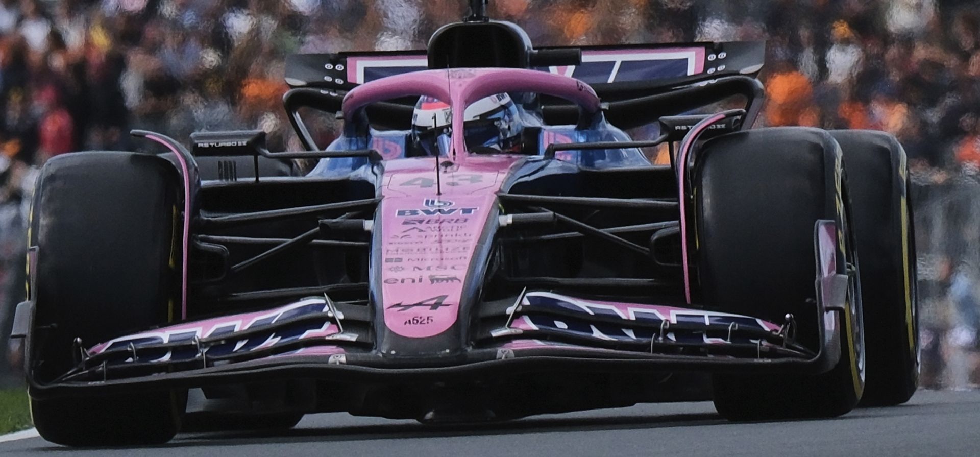 El piloto argentino de Alpine, Franco Colapinto, en acción durante la primera práctica del Gran Premio de los Países Bajos de Fórmula 1 en Zandvoort, Países Bajos, el viernes 29 de agosto de 2025. (Foto AP/Patrick Post) El piloto argentino de Alpine, Franco Colapinto, en acción durante la primera práctica del Gran Premio de los Países Bajos de Fórmula 1 en Zandvoort, Países Bajos, el viernes 29 de agosto de 2025. (Foto AP/Patrick Post)