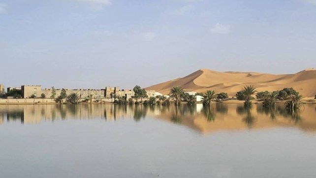 El desierto del Sahara se inundó por primera vez en 50 años