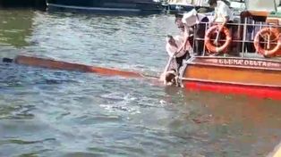 Murió la mujer atropellada cuando hacía kayak en el Tigre