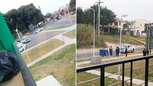 Vecinos llamaron a la Policía cuando vieron un auto arrastrando un contenedor de basura, de una tira a la otra, en nuevo barrio Procrear, en Paraná