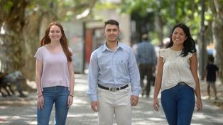 Lucía Pérez Goiri, Tomás Mingarlo y Brenda Ojeda son estudiantes avanzados y cuentan cómo fue cursar el último tramo de la carrera en plena pandemia.