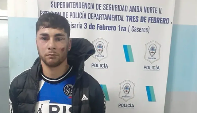 Ezequiel Cirigliano tiene 30 años y está detenido por tentativa de robo con uso de arma de fuego.