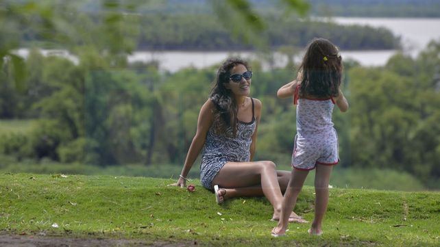 Tras días inestables climatológicamente, muchas familias salieron de sus casas a disfrutar del aire libre