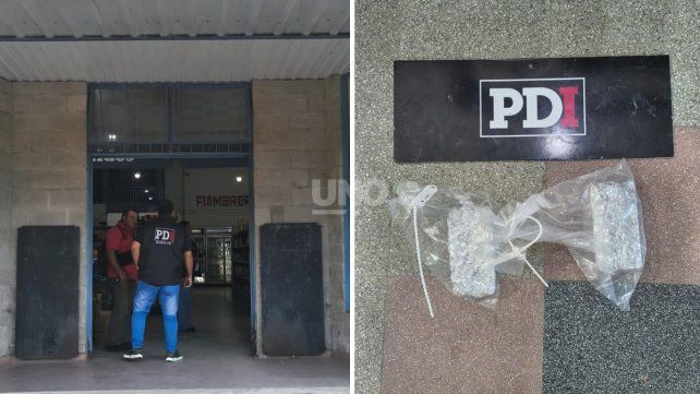 El lugar allanado por la PDI