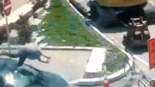 Un hombre atropelló en el Bronx al femicida de su novia y toda la secuencia quedó grabada
